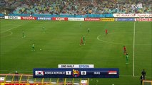 الشوط الثاني مباراة كوريا الجنوبية و العراق 2-0 نصف نهائي كاس اسيا 2015