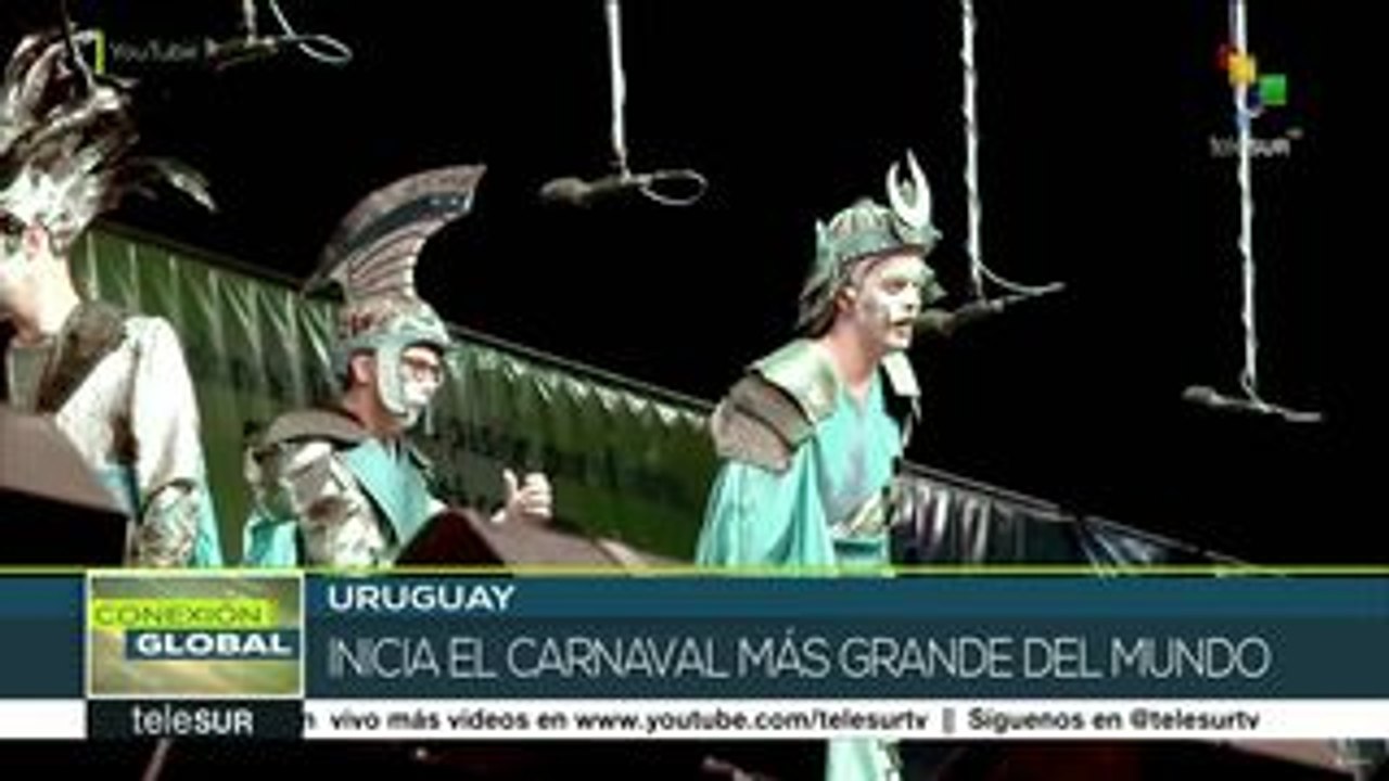 Uruguay inicia su tradicional carnaval que dura...