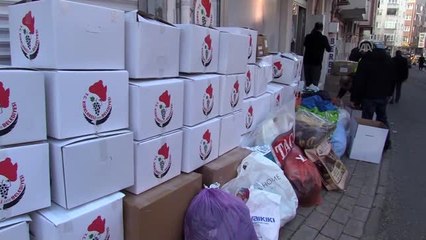 Elazığ'a bir tır yardım malzemesi gönderildi