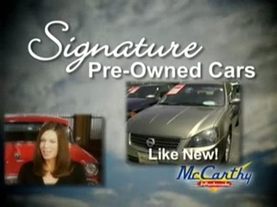 McCarthy Wholesale TV Commercial "Signature Cars #1"