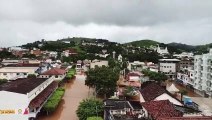 Imagens aéreas mostram alagamento em Bom Jesus do Norte