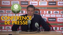 Conférence de presse RC Lens - Clermont Foot (1-1) : Philippe  MONTANIER (RCL) - Pascal GASTIEN (CF63) - 2019/2020