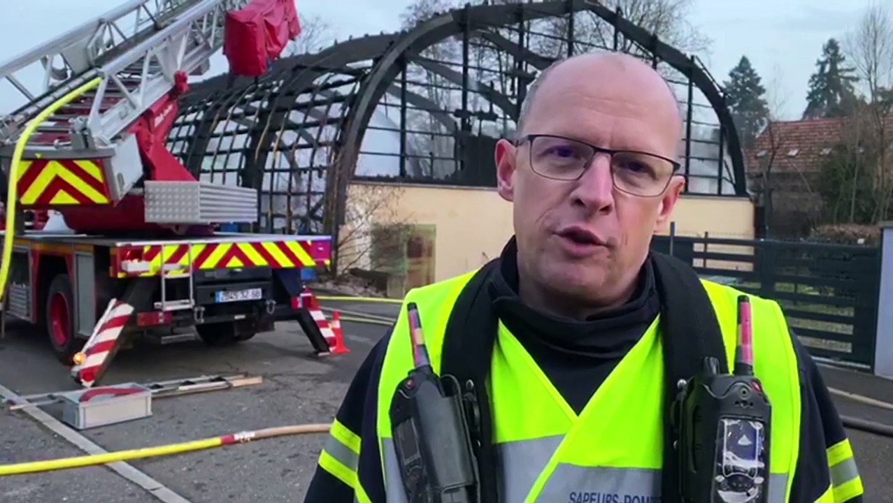 Thann : incendie de la salle de tennis