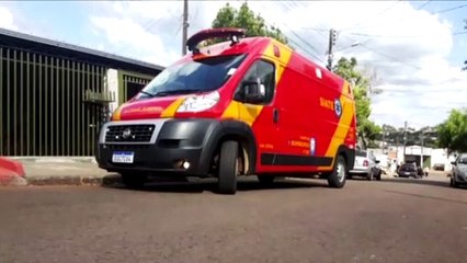 Ferido com furadeira, homem é socorrido pelo Siate no Bairro Brasmadeira