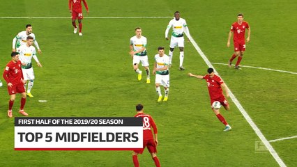 Bundesliga: Top 5 midfielders of the 2019/20 season so far