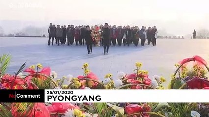 Kuzey Koreliler yeni yılda eski liderlerini ziyaret etti