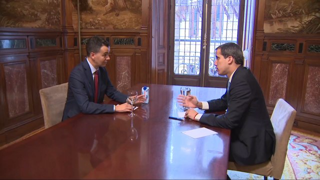 Guaidó mantiene un encuentro con la ministra de Exteriores