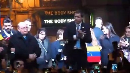 Mitin completo de Juan Guaidó en la Puerta del Sol de Madrid