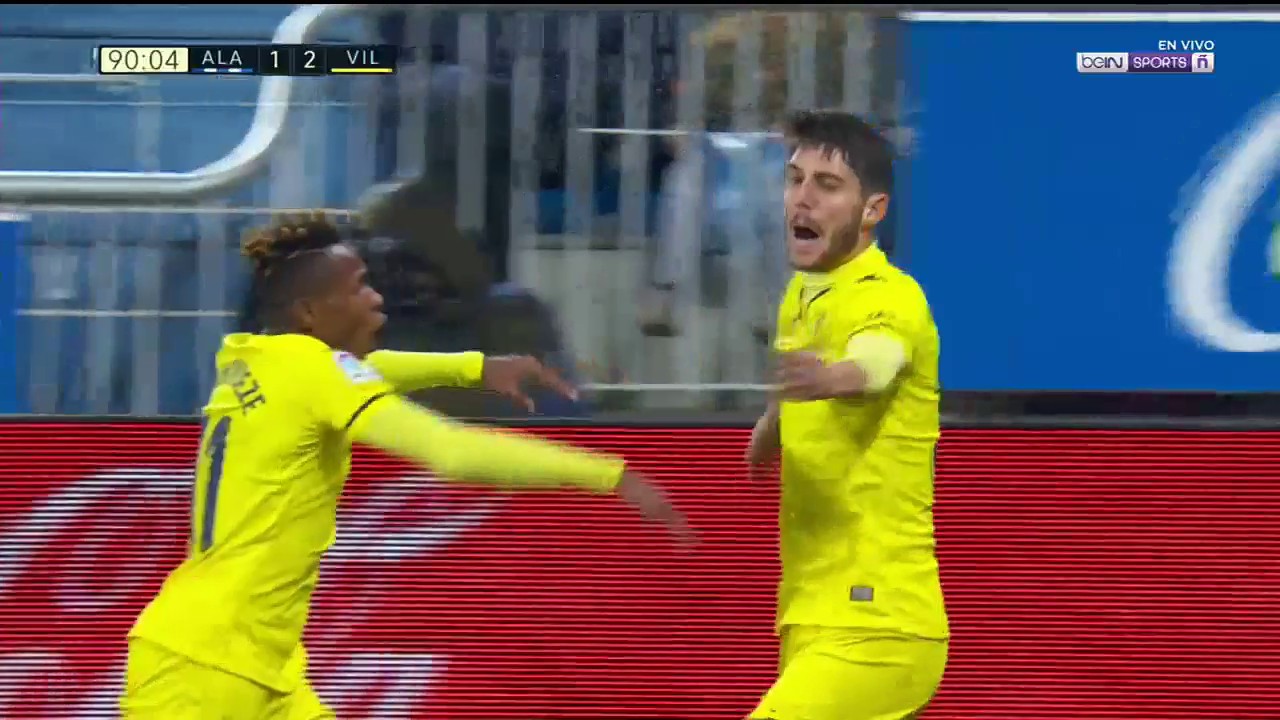 Gol de Fernando Niño | D. Alavés 1-2 Villarreal CF