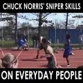 Chuck Norris EXTREME Sniper Skills! *Rare Footage*
