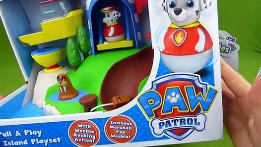 paw patrol weebles seal island value set