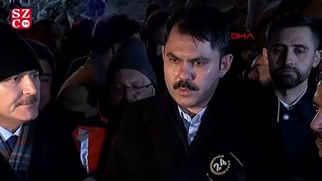 Çevre ve Şehircilik Bakanı Kurum: 79 bina yıkıldı, 107 bina ağır hasarlı