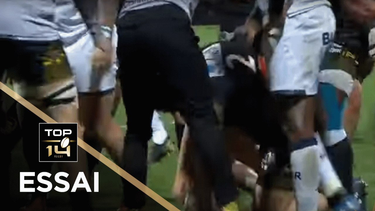TOP 14 - Essai Pierre BOURGARIT (SR) - La Rochelle - Montpellier - J14 - Saison 2019/2020