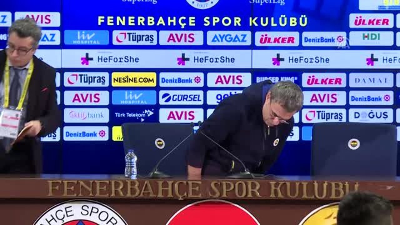 Fenerbahçe-Medipol Başakşehir maçının ardından - Ersun Yanal (1)