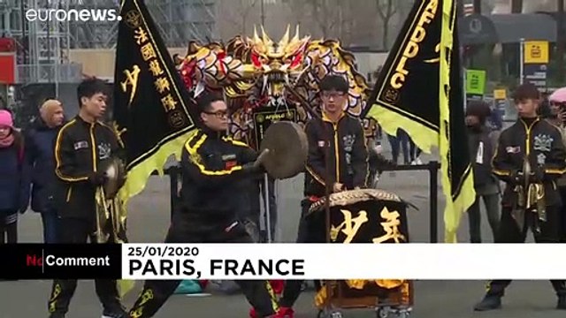 Watch: Chinese New Year is celebrated at the Eiffel Tower