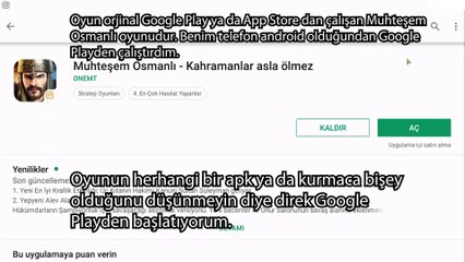 Muhteşem Osmanlı Hile - Muhteşem Osmanlı Oyunu Hilesi - 48.000 Altın - 2020
