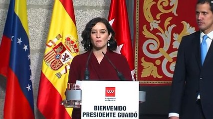 Ayuso enfrenta los populismos ante Guaidó: «No son más que tiranía y pobreza»