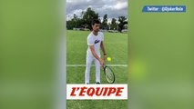 Novak Djokovic très adroit aux jongles - Tennis - WTF