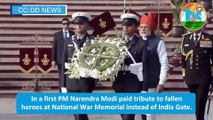 Republic Day 2020: In a first PM Narendra Modi pays tribute to fallen heroes at National War Memorial