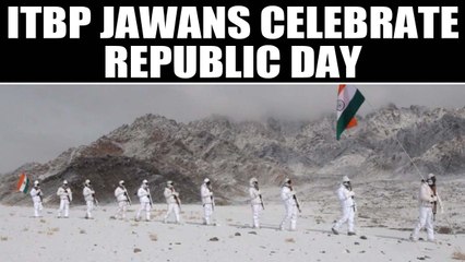 Download Video: ITBP Jawans celebrate 71st Republic Day at 17000 feet & minus 20 degrees at Ladakh |Oneindia News