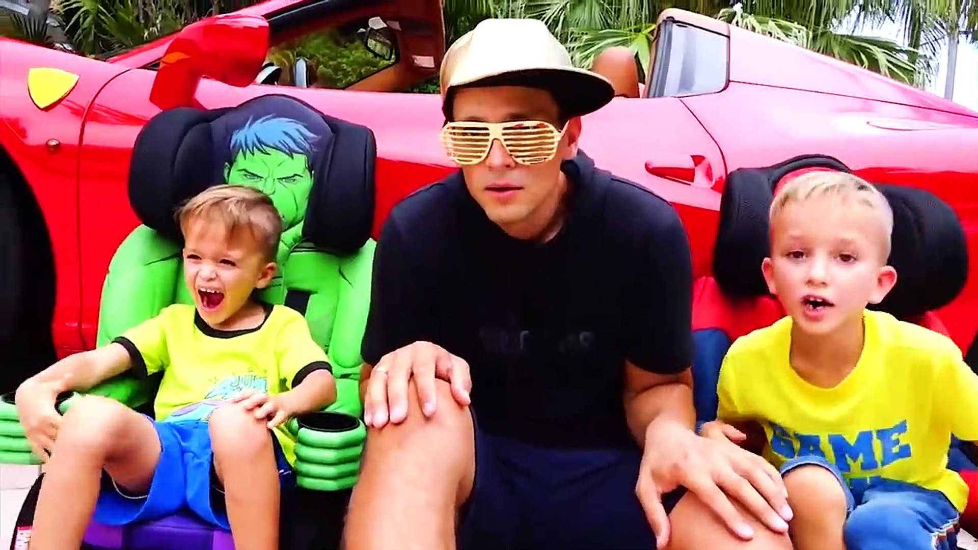 نحن في السيارة - قصة الأطفال مع فلاد ونيكيتا - فيديو Dailymotion
