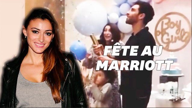 Rachel Legrain-Trapani et Valentin Léonard révèlent le sexe de leur futur bébé lors d'une shower party