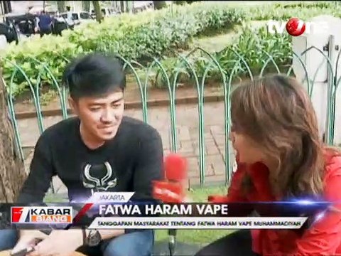 Tanggapan Masyarakat atas Fatwa Haram Vape Muhammadiyah