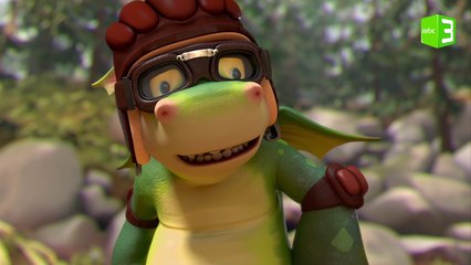 التنين ديجبي يتعلم الطيران 