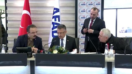 Cumhurbaşkanı Yardımcısı Oktay, Elazığ'daki depremde hayatını kaybedenlerin sayısının 35'e...