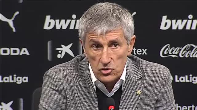 Setién: Hemos dado muchos pases sin sentido