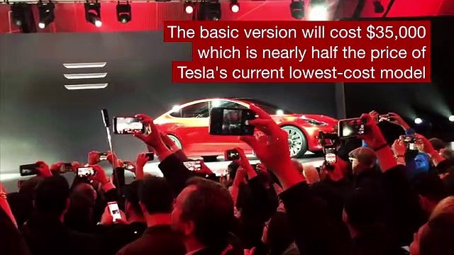 Tesla reveals 'affordable' Model 3 electric car - BBC News