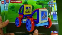 Paw Patrol Magnetic Building Toys Magformers Skye Everest Chase Marshall Airplane Pup Vehicles
