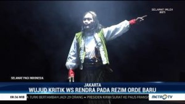 Pertunjukan Teater Panembahan Reso Karya WS Rendra