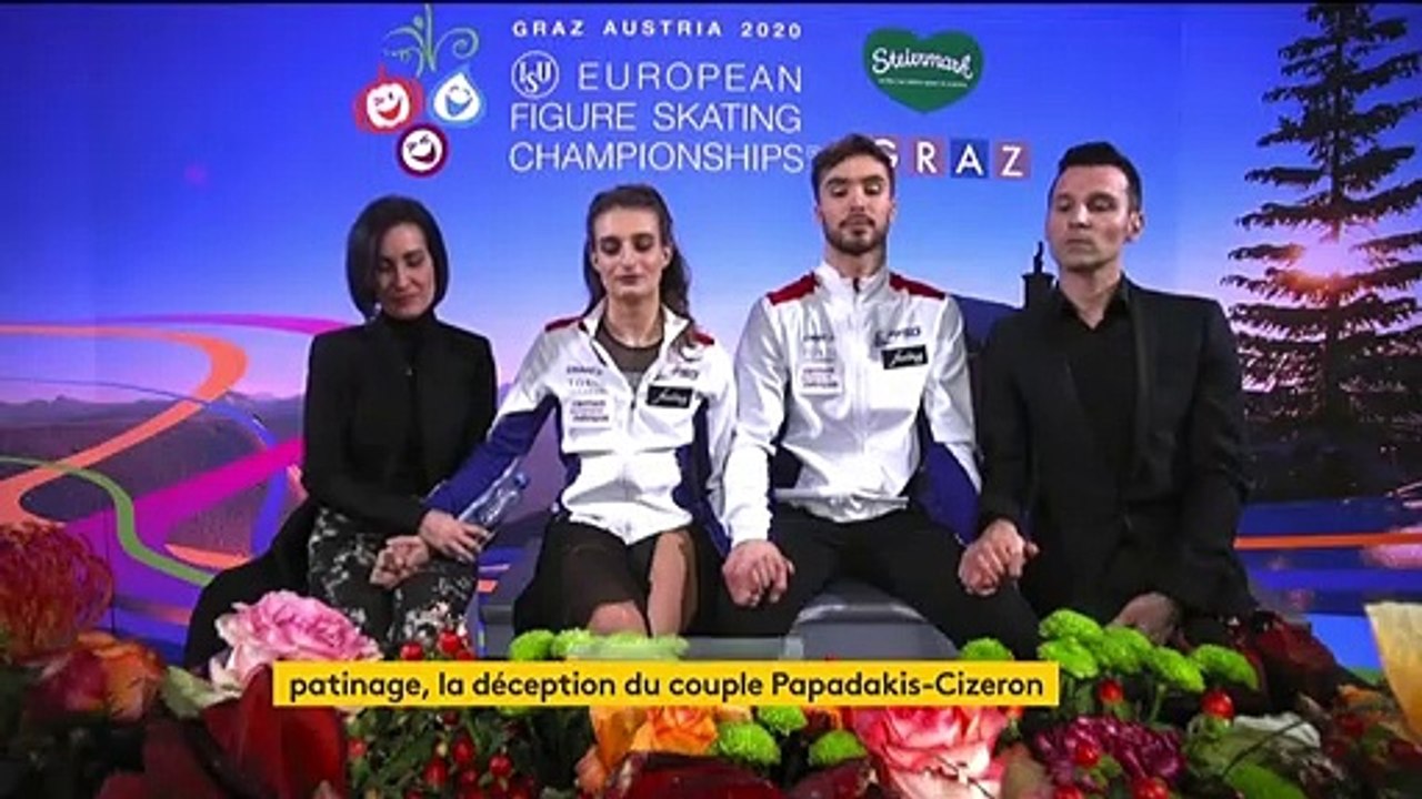 Patinage artistique : le couple Papadakis-Cizeron échoue aux championnats d’Europe