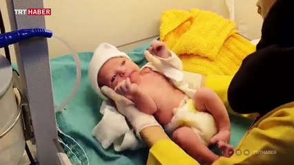 Depreme doğumhanede yakalandılar