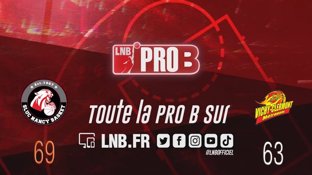PRO B : Nancy vs Vichy-Clermont (J16)