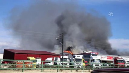 Gıda fabrikasında yangın