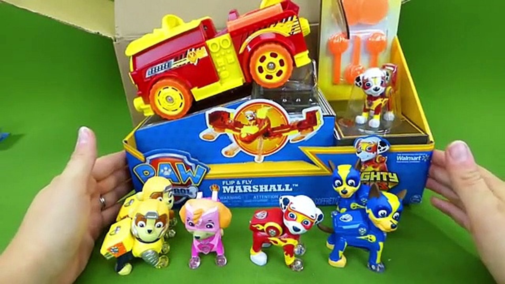 Paw patrol mighty shop pups toy videos