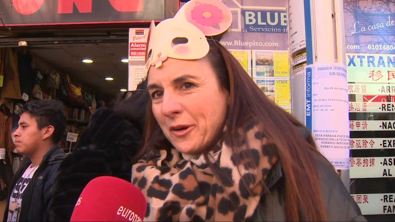 Los vecinos del barrio de Usera celebran el Año Nuevo Chino