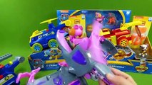 Lots of Paw Patrol Toys Mighty Pups Flip and Fly Vehicles Set Mashems Teenies Surprise Toys Video