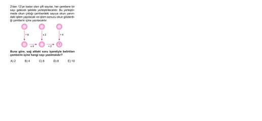 Sıradışı Analiz Yayınları TYT 4. Deneme Sınavı - Matematik 8. Soru