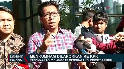 Menkumham Dilaporkan Atas Dugaan Menghalangi Proses Hukum Terkait Harun Masiku