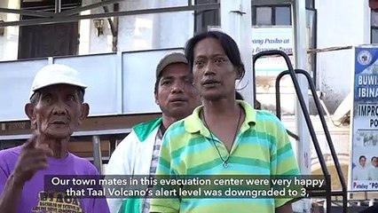 Download Video: Taal residents come home from evacuation centers