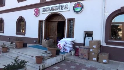 Taşova'da depremzedeler için yardım kampanyası