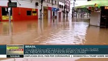 Brasil: fuertes lluvias dejan al menos 14 muertos en Minas Gerais
