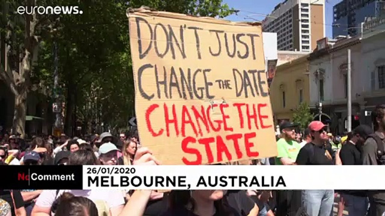 Watch: Indigenous Australians hold 'Invasion Da...