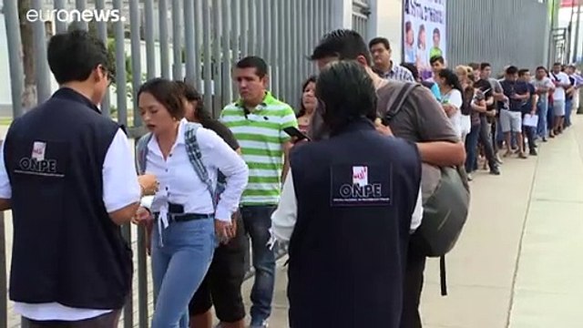 Perú celebra elecciones legislativas para poner fin a la crisis política