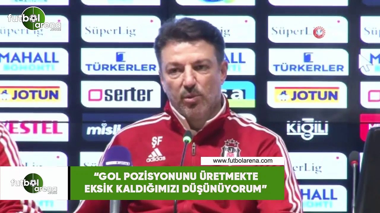 Şenol Fidan: "Gol pozisyonu üretmekte eksik kaldığımızı düşünüyorum"