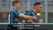 Inter prepare to lose Lautaro Martinez after red card