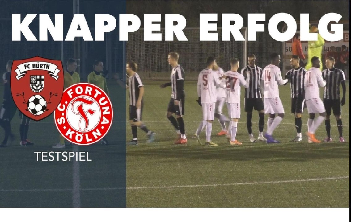 Knapper Erfolg für Regionalligist | FC Hürth – SC Fortuna Köln (Testspiel)
